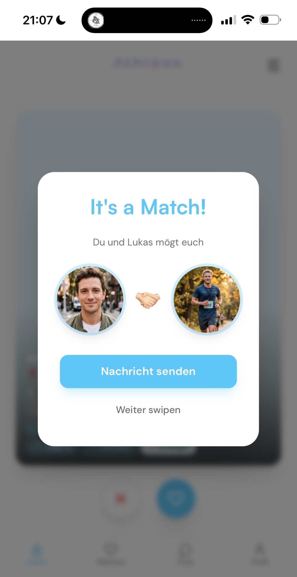 Athlova app screenshot