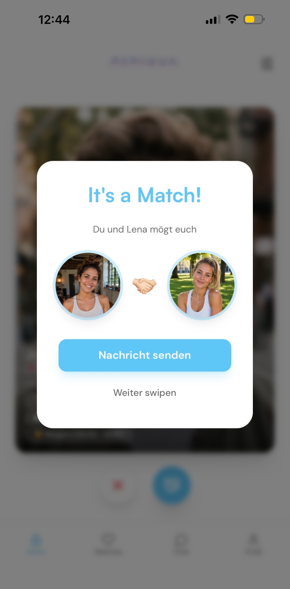 Athlova app screenshot