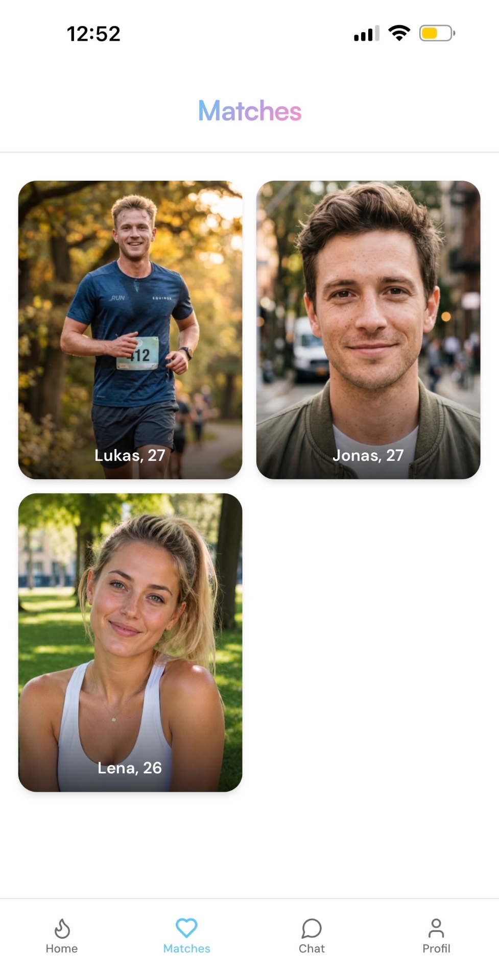 Athlova app screenshot